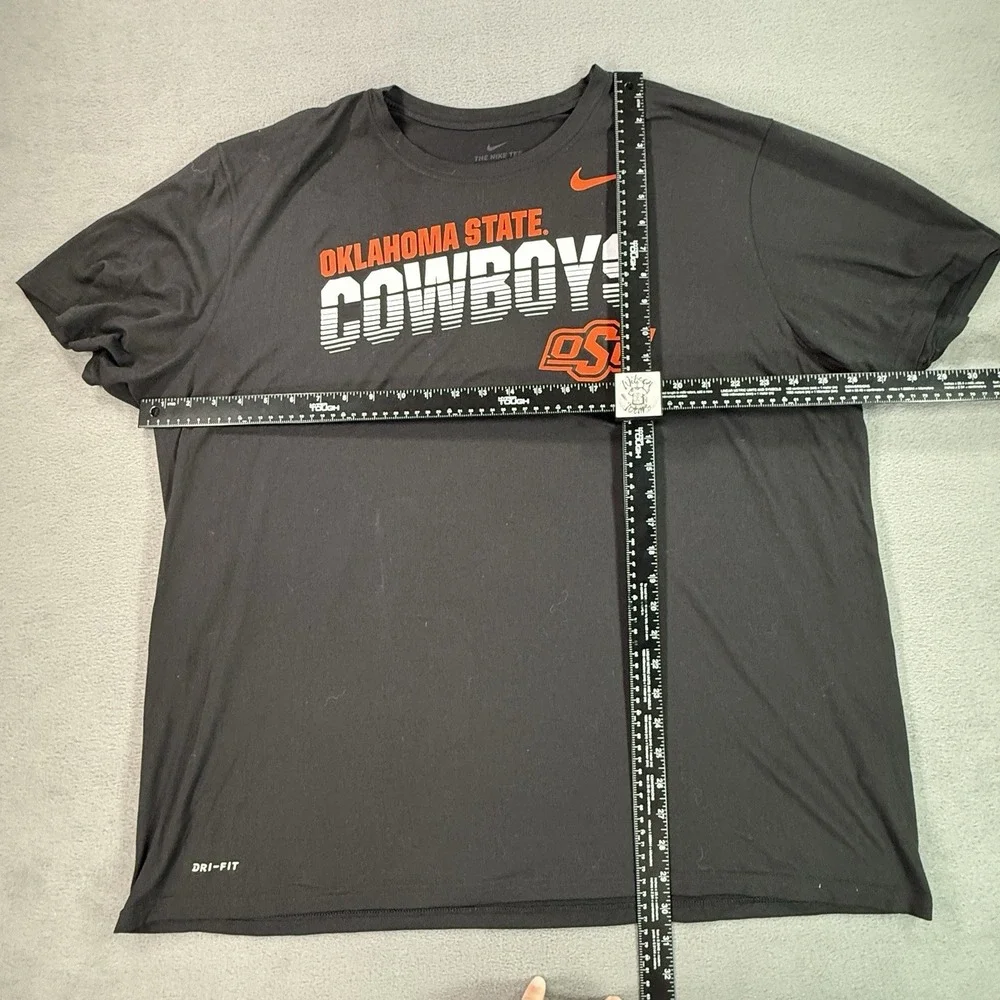 Nike‎ Oklahoma State Cowboys Mens 3XL Dri Fit OSU Black Short Sleeve